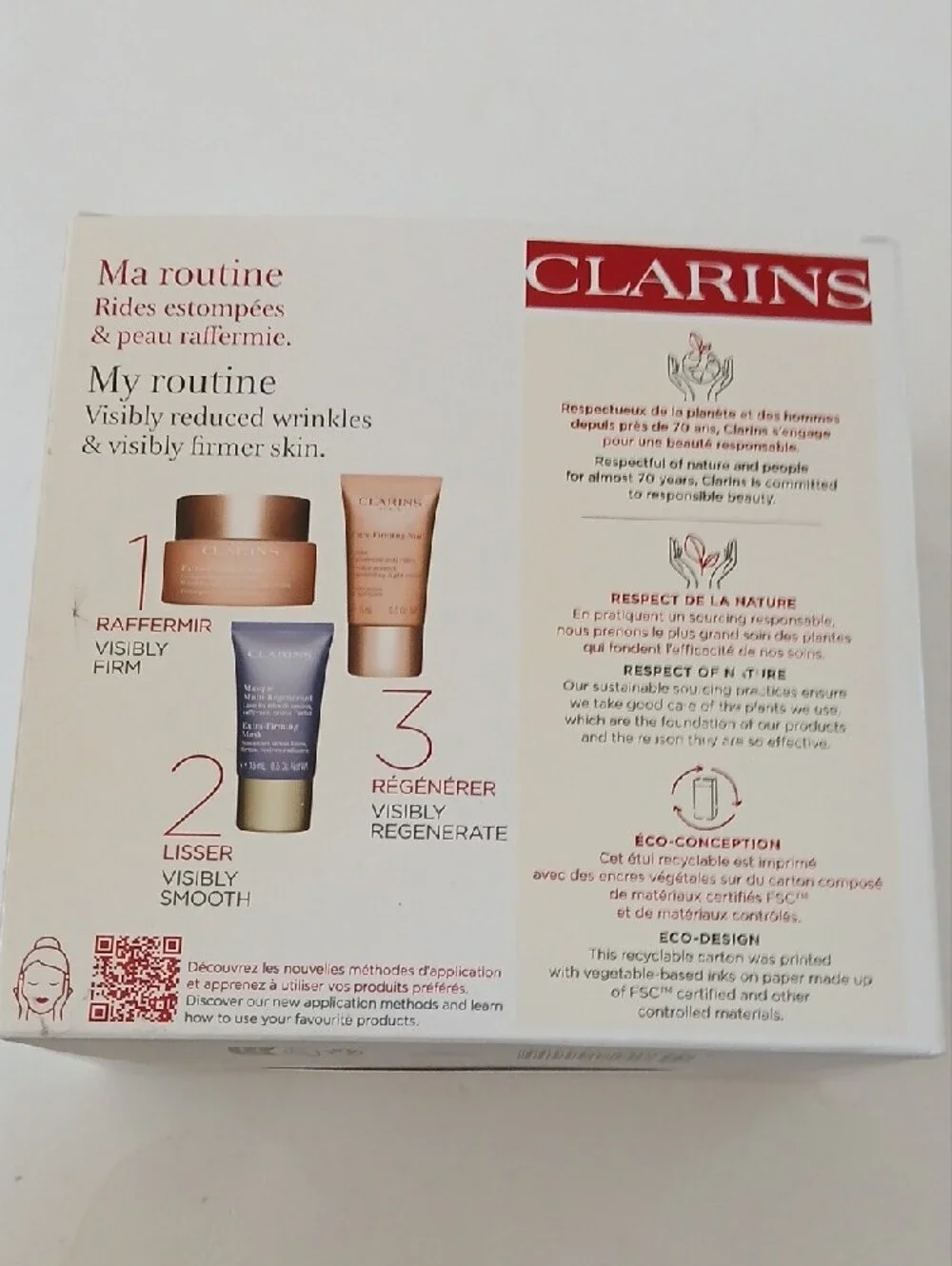 Clarins 3 Piece Skincare Set with Firming Creams And Mask RV$138